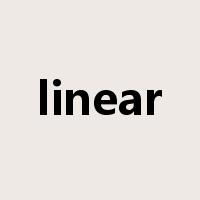 linear是什么意思