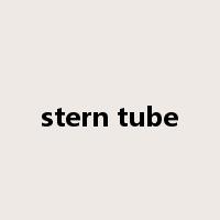 stern tube是什么意思