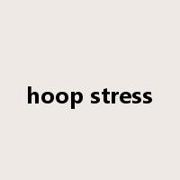 hoop stress是什么意思
