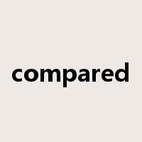 compared是什么意思
