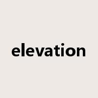 elevation是什么意思