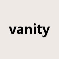 vanity是什么意思