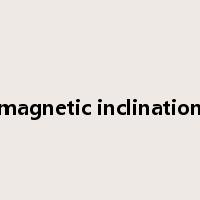 magnetic inclination是什么意思