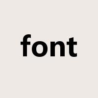 font是什么意思