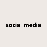 social media是什么意思