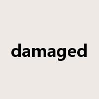 damaged是什么意思
