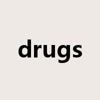 drugs是什么意思