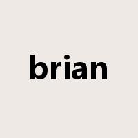 brian是什么意思