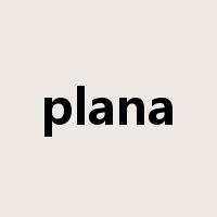 plana是什么意思