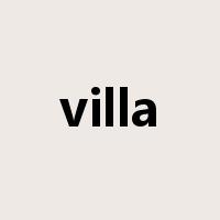 villa是什么意思
