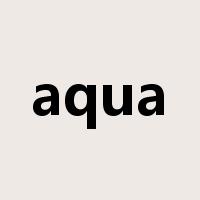 aqua是什么意思