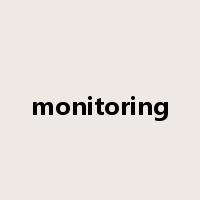 monitoring是什么意思