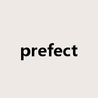 prefect是什么意思