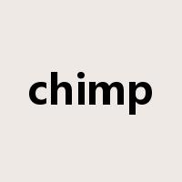 chimp是什么意思