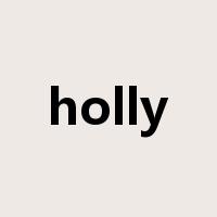 holly是什么意思