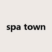 spa town是什么意思