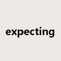 expecting是什么意思