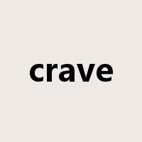 crave是什么意思