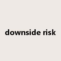 downside risk是什么意思