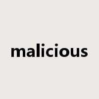 malicious是什么意思