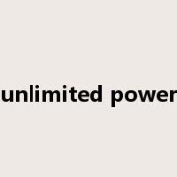unlimited power是什么意思