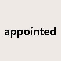 appointed是什么意思