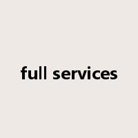 full services是什么意思