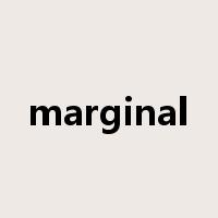 marginal是什么意思