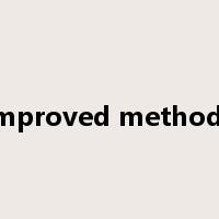 improved methods是什么意思