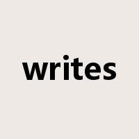 writes是什么意思