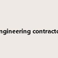 engineering contractor是什么意思
