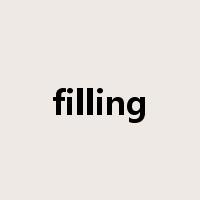 filling是什么意思
