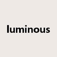 luminous是什么意思