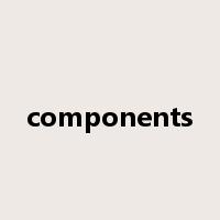 components是什么意思