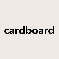 cardboard是什么意思