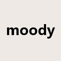 moody是什么意思