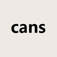 cans是什么意思