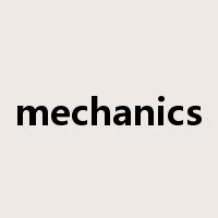 mechanics是什么意思