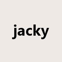 jacky是什么意思