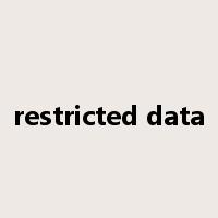 restricted data是什么意思