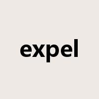 expel是什么意思
