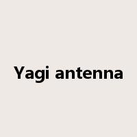 Yagi antenna是什么意思