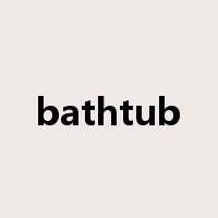 bathtub是什么意思