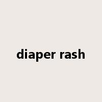 diaper rash是什么意思
