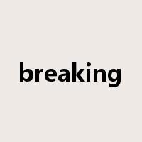 breaking是什么意思
