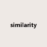 similarity是什么意思