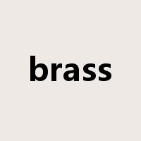 brass是什么意思