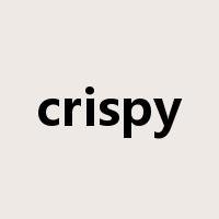 crispy是什么意思