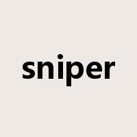 sniper是什么意思