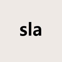 sla是什么意思